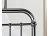 4ft6 Double Black Nickel Traditional Victorian Metal Bed Frame Bedstead 4